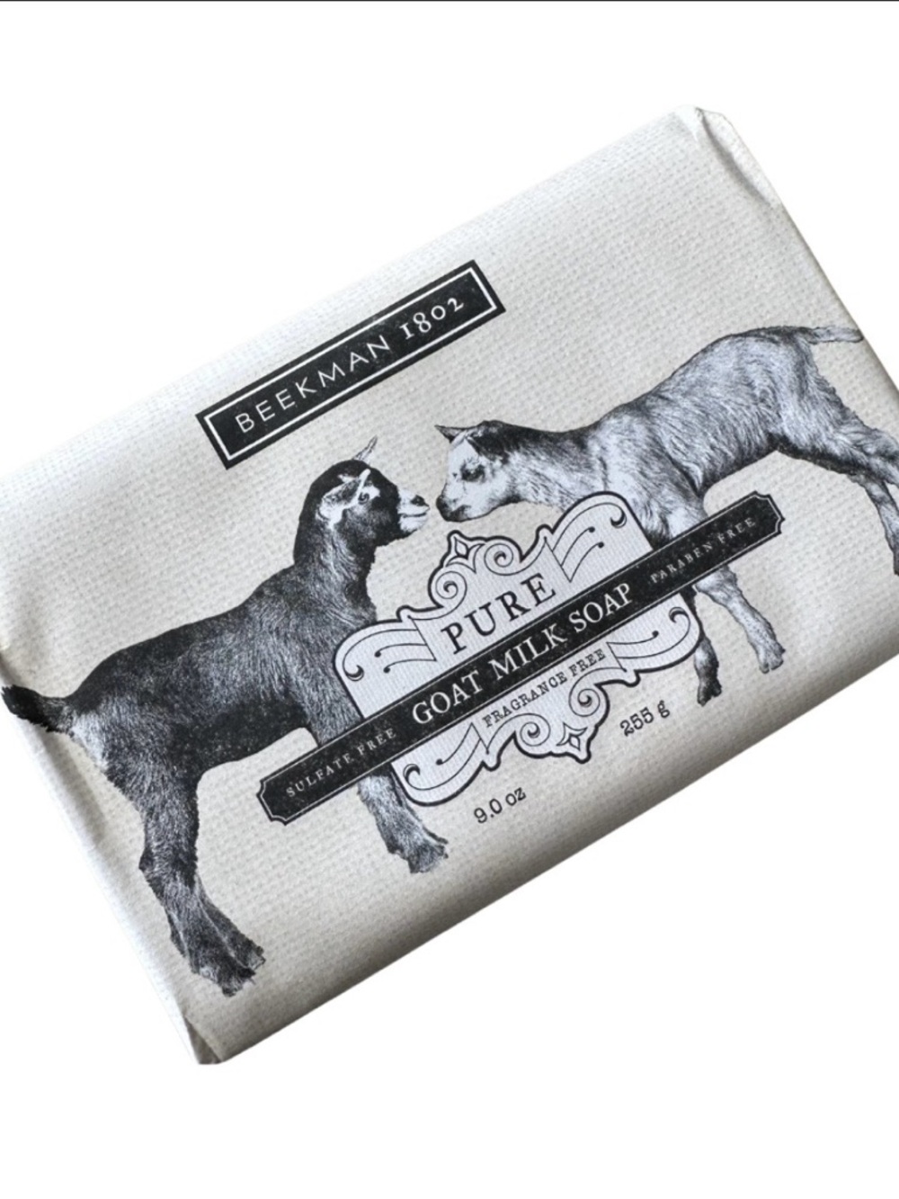 New! Beekman 1802 Fragrance Free Goat Milk Bar Soap